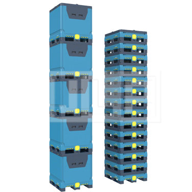 液體噸箱堆疊